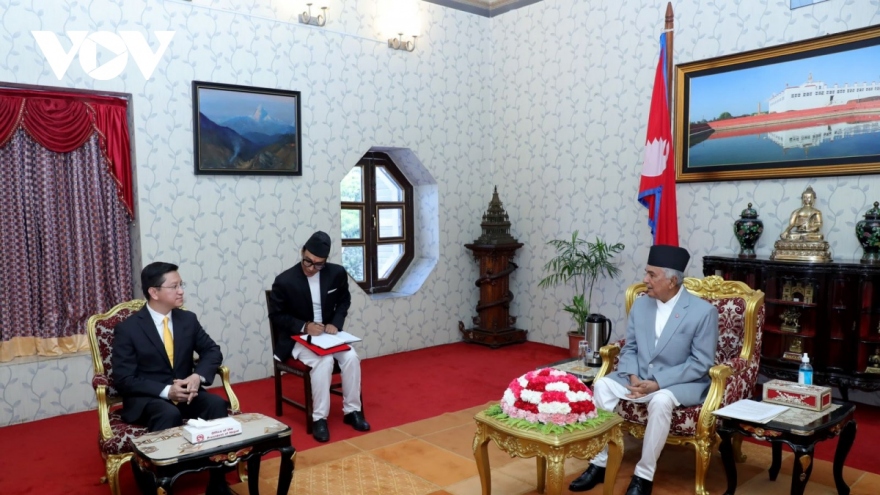Nepalese president proposes increasing cooperation with Vietnam